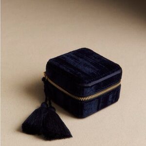 Sezane Velvet Jewelry Case